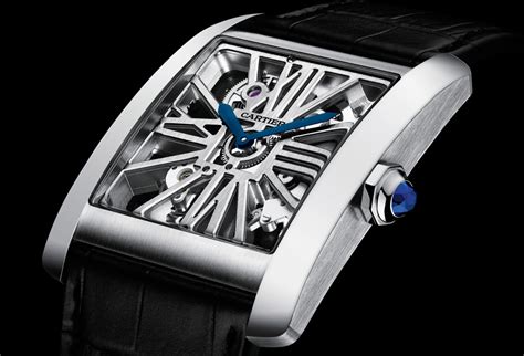 cartier skeleton tank.